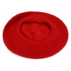 Wool Beret Hat for Women Girl Winter Warm French Beanies
