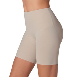 Leonisa Short Faja Invisible de Compresión para Mujer - Calzon Tipo Shorts con Efecto Levanta Glúteos