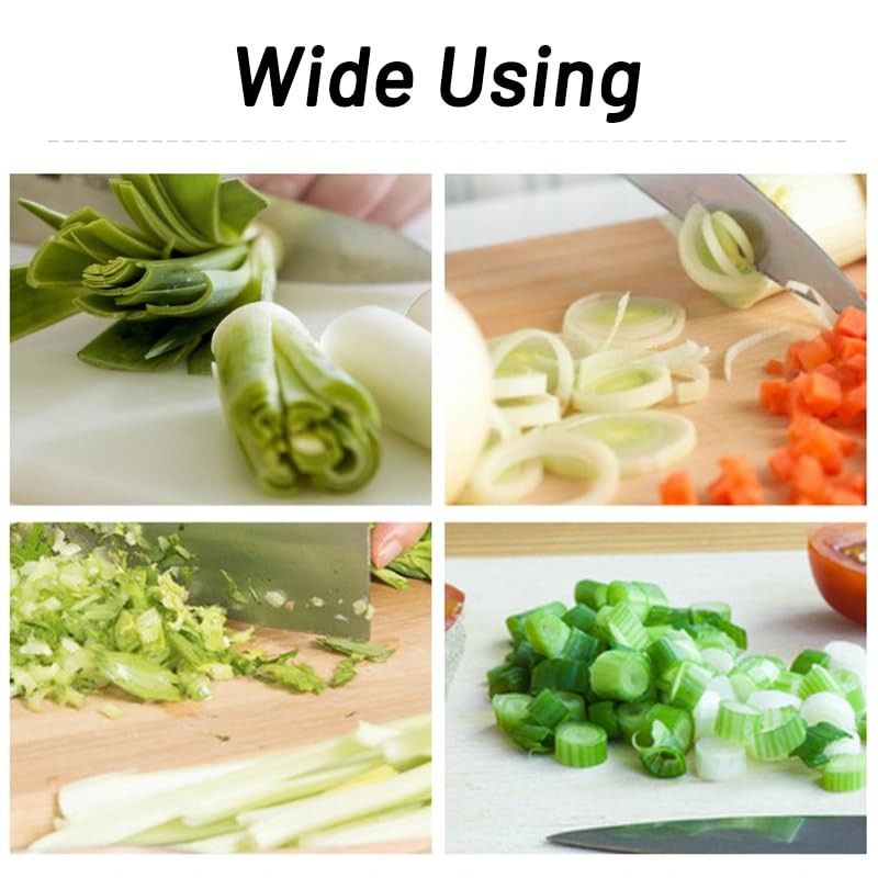 2 Pack Stainless Steel Green Onion Slicer - Multi-Blade Kitchen