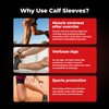 BraceBull Calf Compression Sleeves for Men & Women (1 Pair),