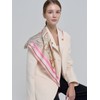 Dal D Unit Silk Scarf Square 65 Brown