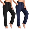 Envlon Women's Sweatpants Wide Leg Lounge Pants High Waisted Comfortable