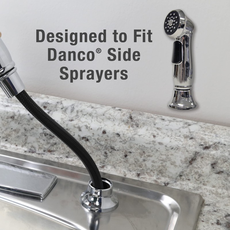 Danco, Inc. 10340 Faucet Spray Hoses, Black