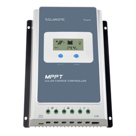 EPEVER MPPT Solar Charge Controller 30A 100V PV 3210AN Negative Ground with MT50 Remote Meter Temperature Sensor PC Communication Adapter