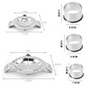 ZYDTRIP High Quality Dumpling Maker, Stainless Steel Ravioli Cookie Cutters