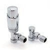 Thermostatic Radiator Valve Angled Chrome - Vancoco Thermostatic Valve for