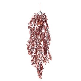 Napco Artificial Faux Fall Winter Spray Pick Seasonal Accent Décor 36.5 Inch Acrylic Hanging Japanese Pepper Leaf Vine