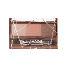 Cezanne Nose & Eyebrow Powder 05 Coral Brown Eyebrow Powder Nose Shadow with Brush 1pc (x1)