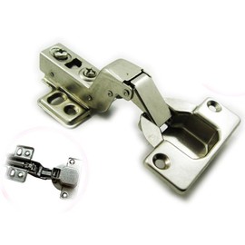 Hnfshop Dia 1.6"/40mm European Style Hydraulic Soft-Close Insert Style Hinge for Cabinet Kitchen Cupboard Door