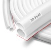 Fingwerk 20 Feet Rubber Door Weather Stripping Door Seal Large