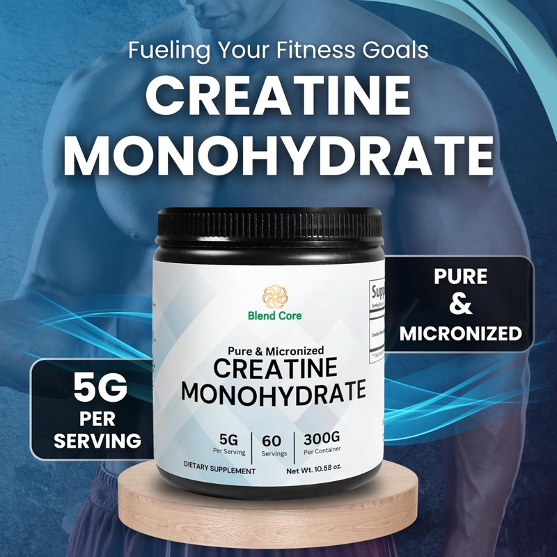 Blend Core Blend Core Creatine Monohydrate - Pure & Micronized