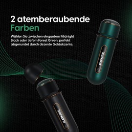 STARKFELD® STARKGUN® MINI – Kompakte Massagepistole für Tiefengewebe | Leise & Leistungsstark | 2 Aufsätze | Ultra-Leicht & Tragbar | Edles Design | Muskelregeneration & Schmerzlinderung (Grün)