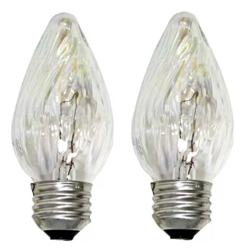 GE 75340 2 Count Flame Shape 25 Watt Auradescent Light