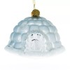 BESTPYSANKY Igloo Blown Glass Christmas Ornament