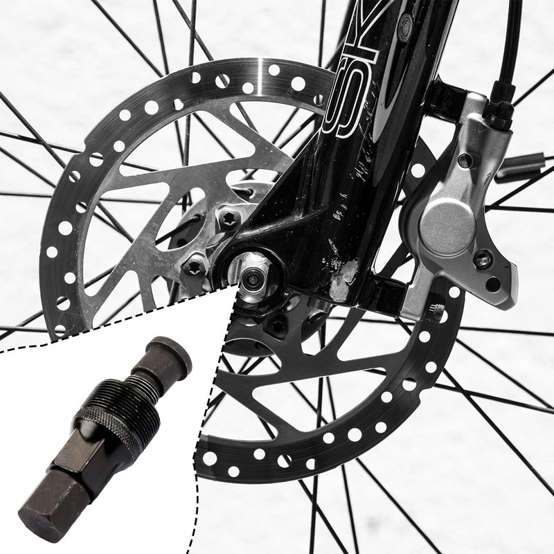 GLADFRESIT Bicycle Crank Remover, Bicycle Crank Extractor Puller Cycling Crank