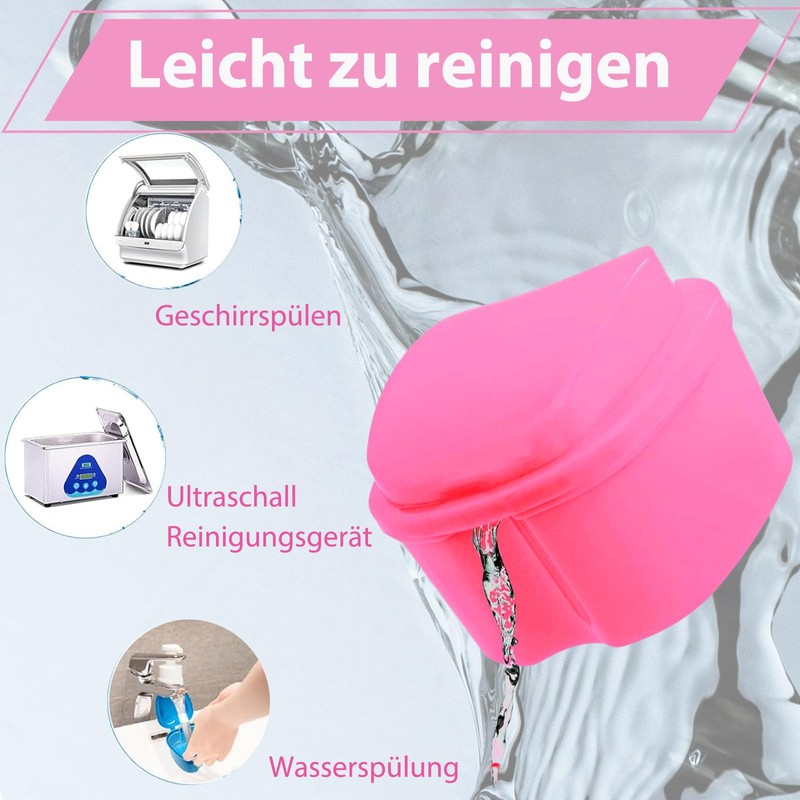 Denture Box Cleaning Set with Denture Brush, Denture Box Prosthesis