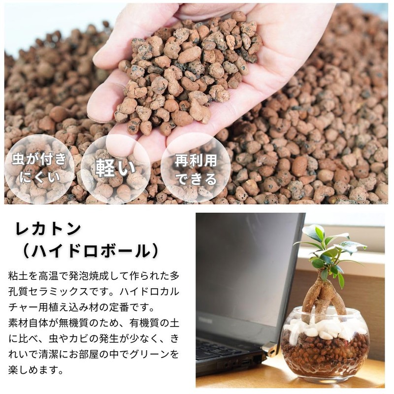 Hydroball (Lecaton) 0.6 gal (2 L) Medium Grain Simple Packaging