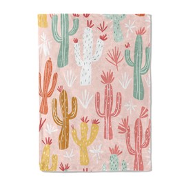 Cozy Cactus Plush Flannel Throw Blanket Soft & Warm, Comfy Lightweight, Anti-Pilling, Perfect for Couch or Travel, Lovely Bedroom Decor, Ideal for Outdoor Activities, Unisex Gift for All 60×80in