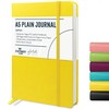 STATIONERY ISLAND A5 Unlined Notebook,Plain Notebook Hardcover with 120gsm Premium