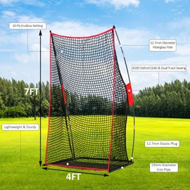 Football Throwing Field Goal Kicking Net for Quarterbacks Portable Football Practice Catching Goal Punting Pitching Nets for Throwing Football Quarterback Accuracy Throwing Passing Training Target Net