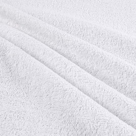 Newcastle Fabrics Terry Cloth Fabric, White, Fabric By The Yard