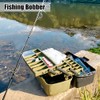 12 Pcs Fishing Snap-On Floats 6 Sizes Hard Float Bobbers