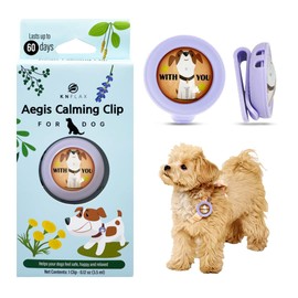 KN FLAX Aegis Calming Clip for Dogs, Anxiety Relief Pheromone Diffuser [Made in Korea], Lasts 60 Days, Reducing Stress During Loud Noises and Separation for All Small, Medium and Large Dog (with U)