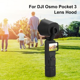 FotStdio OSMO Pocket 3 Lens Hood Lens Protective Cover Guard for DJI Pocket3 Sunshade Anti-Glare Lens Sun Hood Cap Camera Accessories