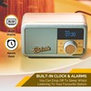 PETITE2 FM/DAB/DAB+ Portable Radio, Bluetooth, Alarm, Pastel Cream