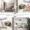 Probrico Antique Brass Door Knobs,Bedroom Door Locks, Privacy Door Handles