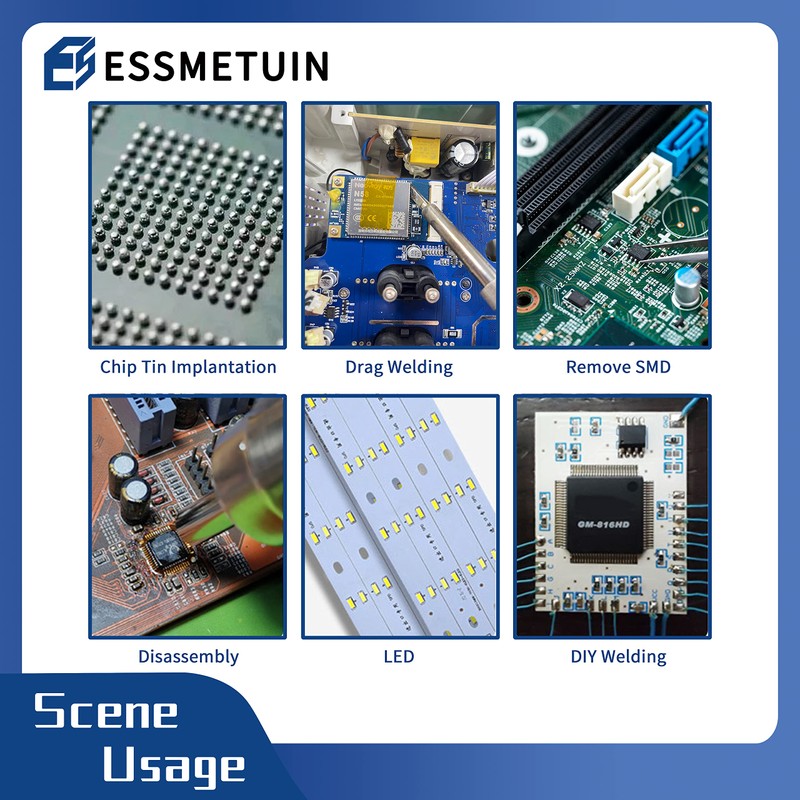 No Clean Soldering Flux Paste & Solder Wick, Desoldering Wick