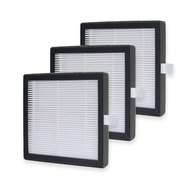 PUREBURG 3-Pack Replacement HEPA Filter Set Compatible with Afloia AQ8