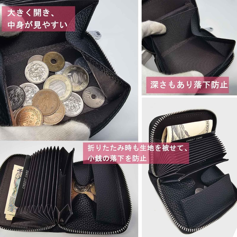 MY CHARM Mini Wallet, Women's, Men's, Genuine Leather, Bifold Mini