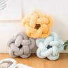 Wadser Knot Plush Throw Pillow Handmade Knotted Star Pillow Soft