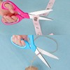Vutyvve Left-Handed Scissors, 9-Inch Stainless Steel Left-Handed Scissors with Soft