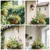Bvtpoyy Plant Rollers Hooks Hanging Basket Hanger
