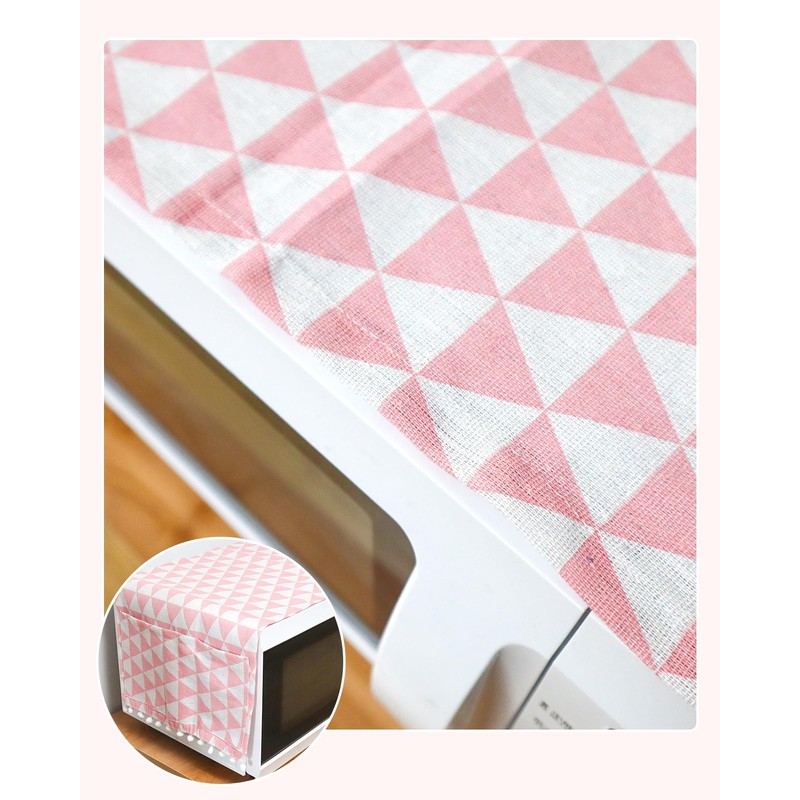 YETOOME Microwave Oven Cover Dustproof Cotton Machine Protector Decorative Kitchen