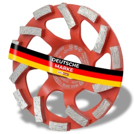 Woltersberger® Diamond Cup Wheel 115 mm x 22.23 mm Sanding Disc for Sanding Work with Concrete and Hard Building Materials Granite Natural Stone Screed Plaster Marble