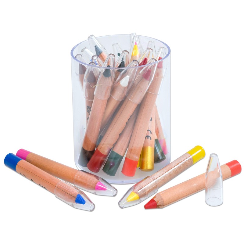 Edu3 1711020 Make-Up Pencils Assorted Colours