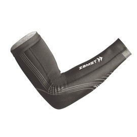 ZAMST Arm Compression Sleeves, For Sports, Running, Both Arms Included, grey
