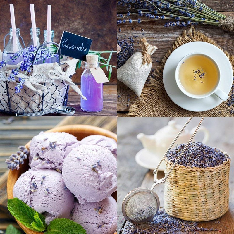 Lavande Sur Terre Dried Lavender Flower Buds for Crafts, Baking,