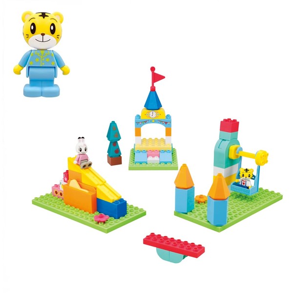 BANDAI Shimajiro Action Block Series, Sliding and Swing's Koen Block