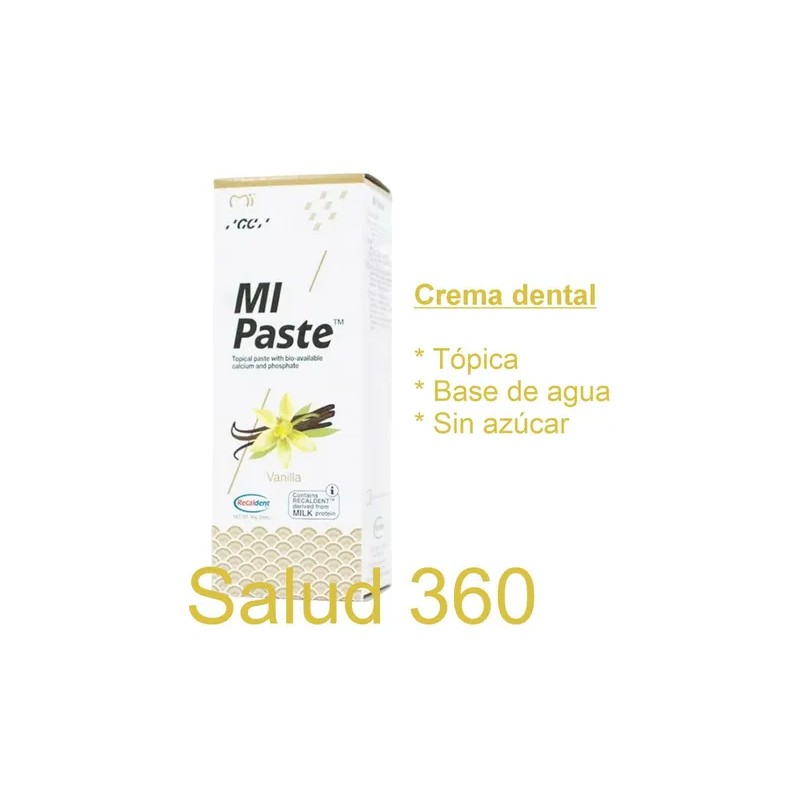 Mi Paste Recaldent Gc Sabor Vainilla 40gr
