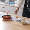 ONTUBE Ceramic Spoon Rests for Buffet Set of 4, Porcelain