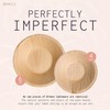 brheez Palm Leaf Bowls 6 Inch - 50 Count -