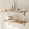 10 Pack 7‑Inch Adjustable Wire Shelf Brackets – Heavy‑Duty Double‑Track