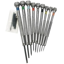 Masar Screwdriver for Watch - Screwdriver for the Watch, Bracelet, Watch Screwdriver Set - 9 Pieces