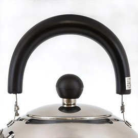 Bestco NQ-0202 Eder Kettle, Whistle, Stainless Steel, 0.4 gal (1.6 L), Compatible with Gas Fire