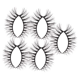 Outanaya 10pairs Bulk Lash Strips for Intense Volume Fake Lash Strip Comfortable Gentle Makeup Supplies