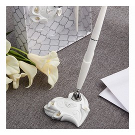 FASHIONCRAFT Fashion Craft 2454 Calla Lily Design Pen Set, White